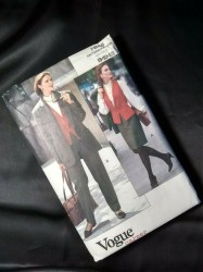 7898 VOGUE CAREER JACKET, VEST, SKIRT,  PANTS PATTERN 14-18